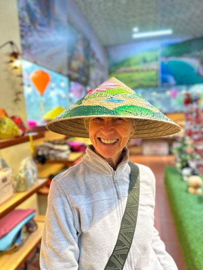 The iconic conical (iconical) hats of Vietnam