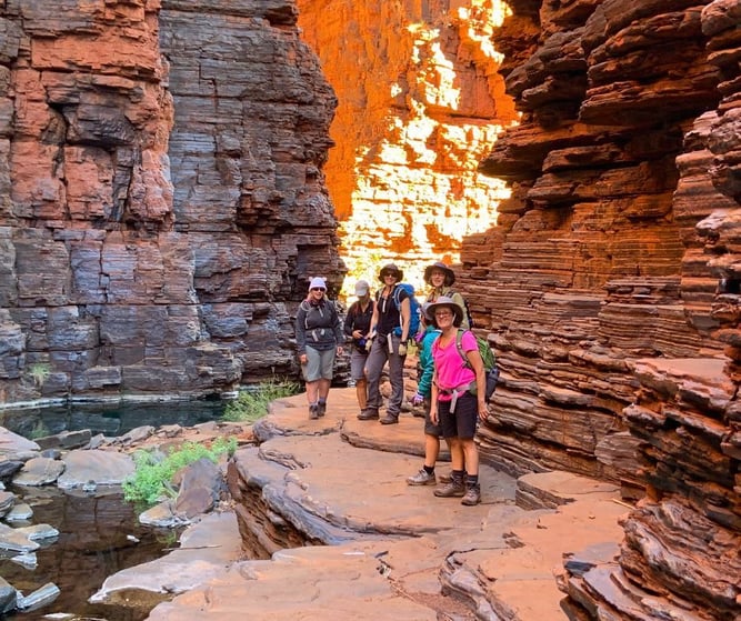 Karijini Canyon Hike